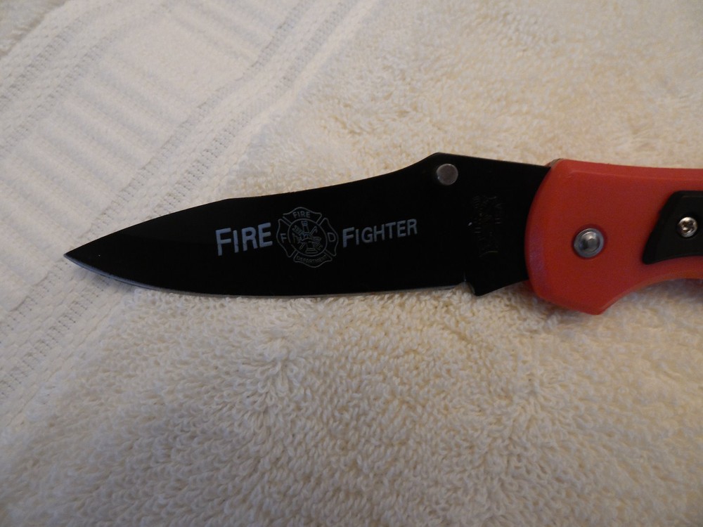Frost Fire Fighters Tactical Folding Knife - 18-657FF