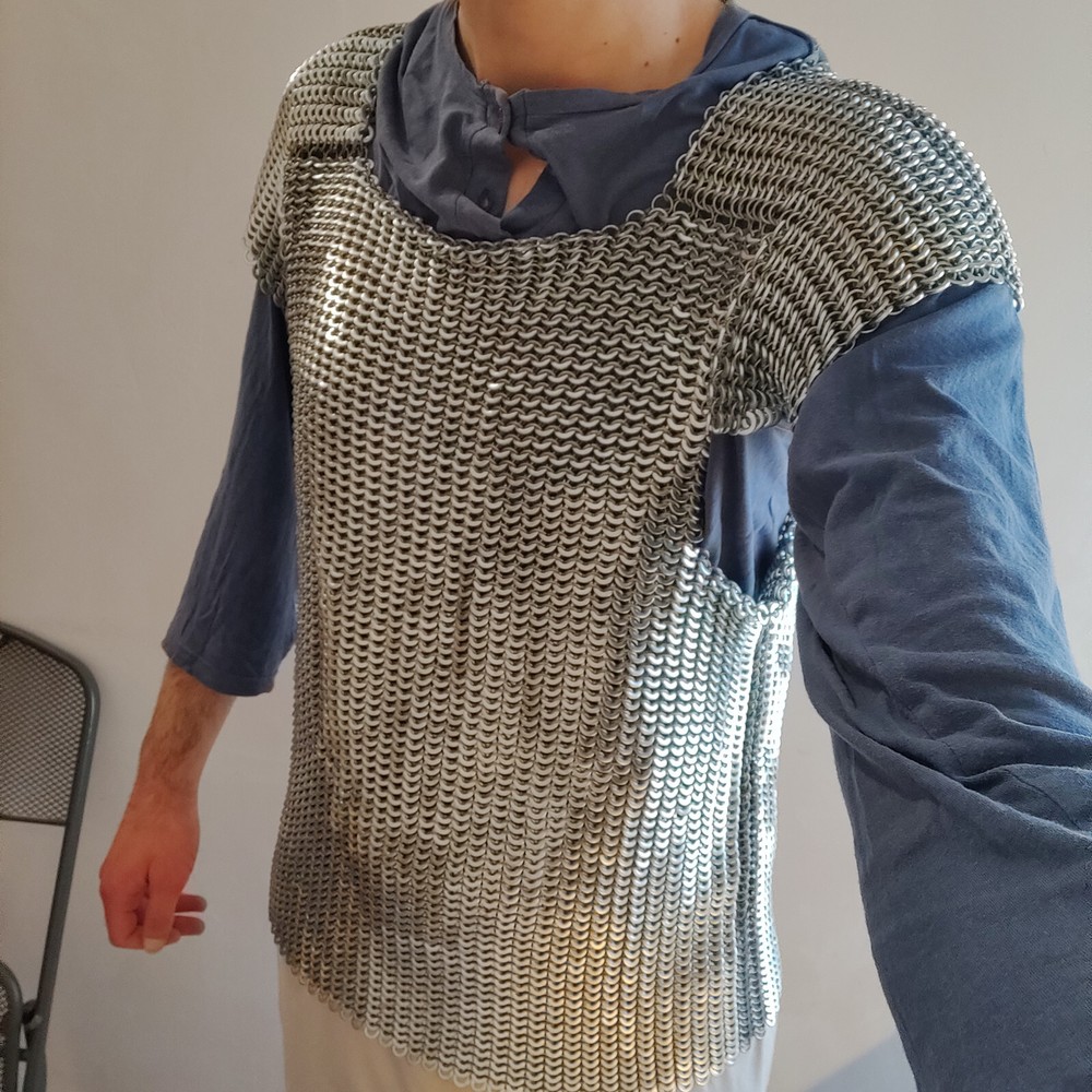 special construction knitting cotta - chain mail special construction