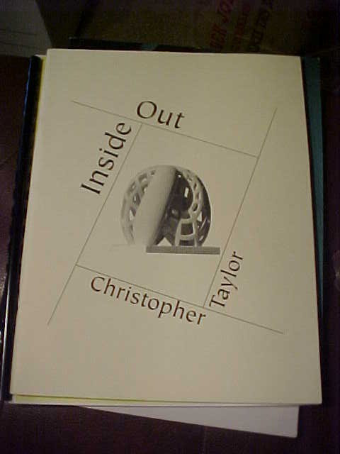 Inside Out by Christopher Taylor PB Magic Magician Mentalism