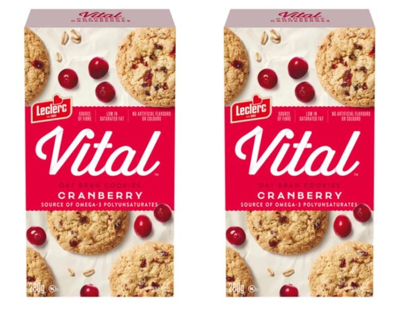 Vital Cookie Oat Bran Cranberry 280g (2 Pack)