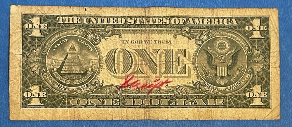 1957 A Silver Certificate Note Circulated