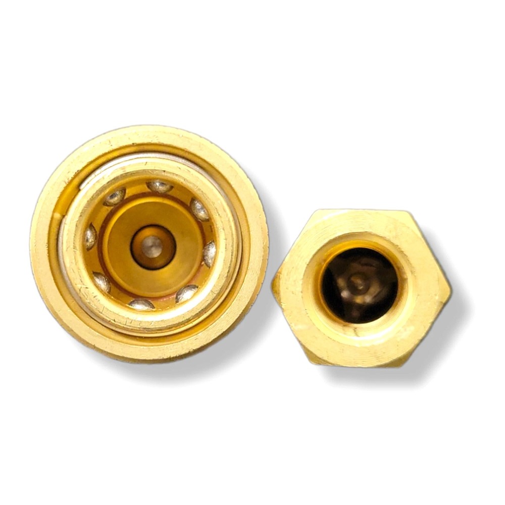 Easy Install 1Pack 1/4" Quick Disconnect Coupler Valve for Surface Cleaner