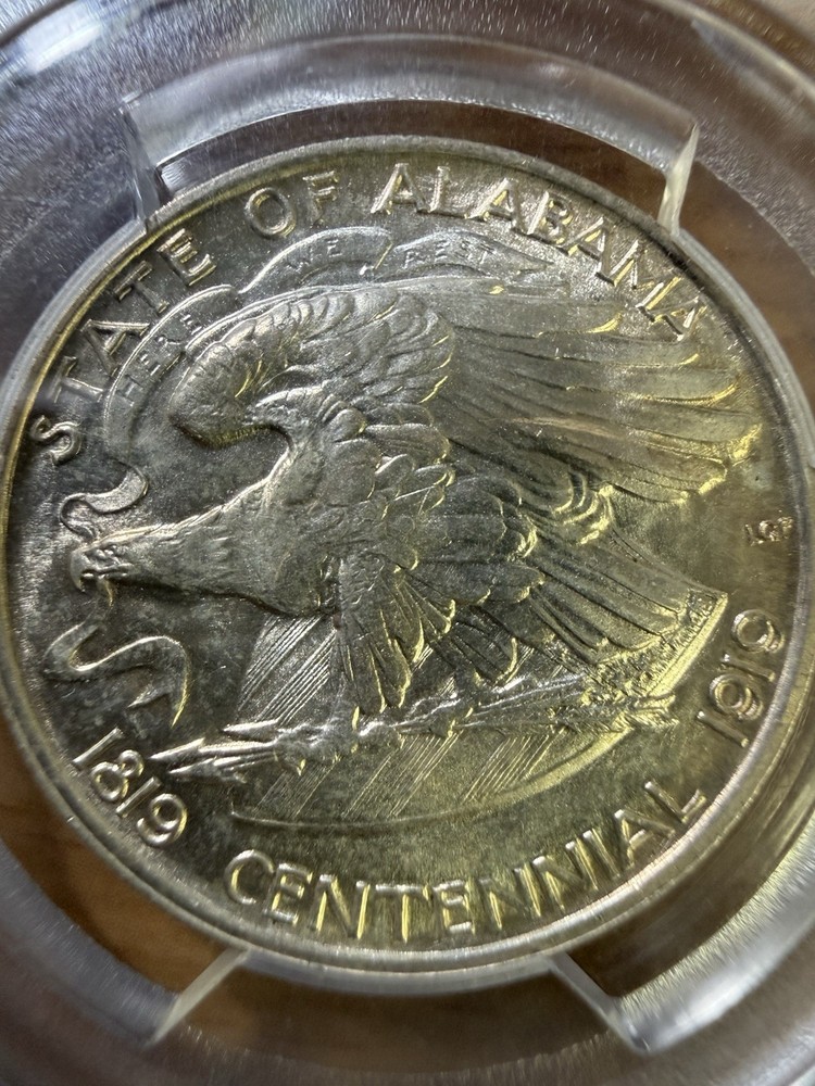 1921 Alabama 2x2 Commemorative Half Dollar PCGS MS-64