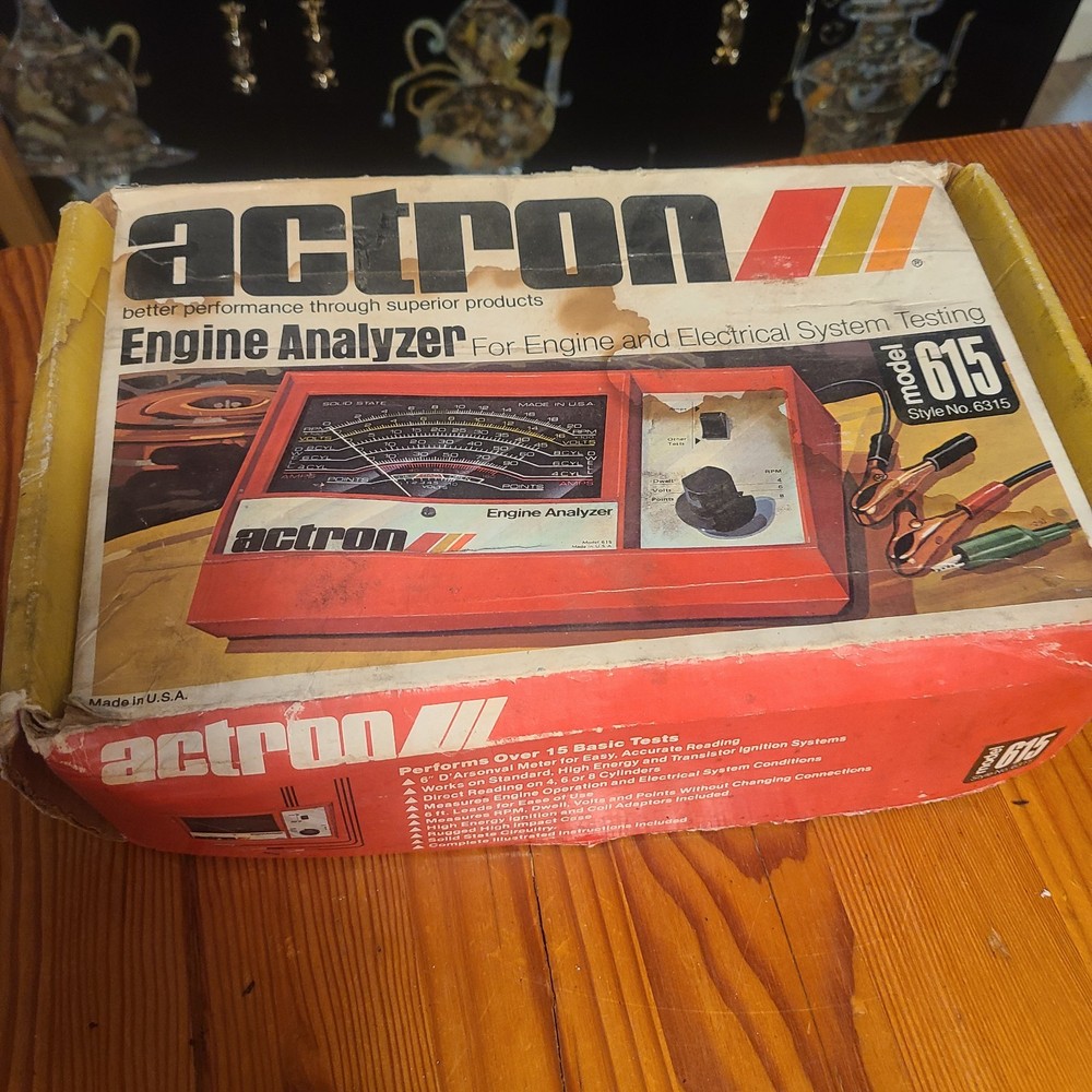 VTG Actron 615 Engine Analyzer & Electrical System Testing W/ Box