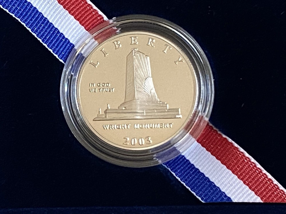 2003 First Flight Centennial Commemorative Half Dollar – Clad Proof (OGP & COA)
