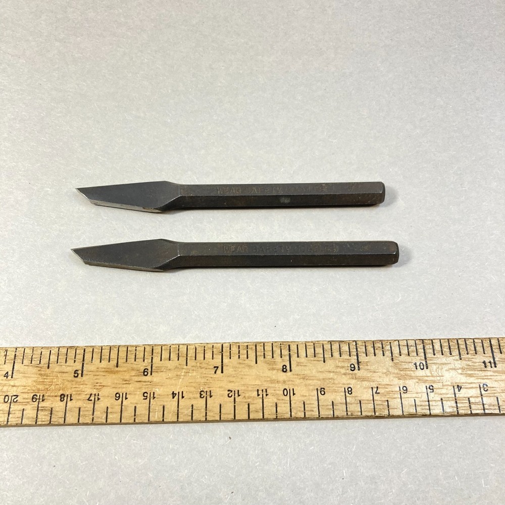 Stanley Cape Chisel 2 Pc 3/16" #18-355 USA