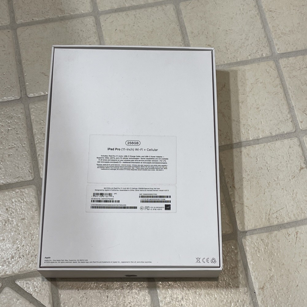 Apple iPad Pro 11-inch (256GB) EMPTY BOX ONLY Guide