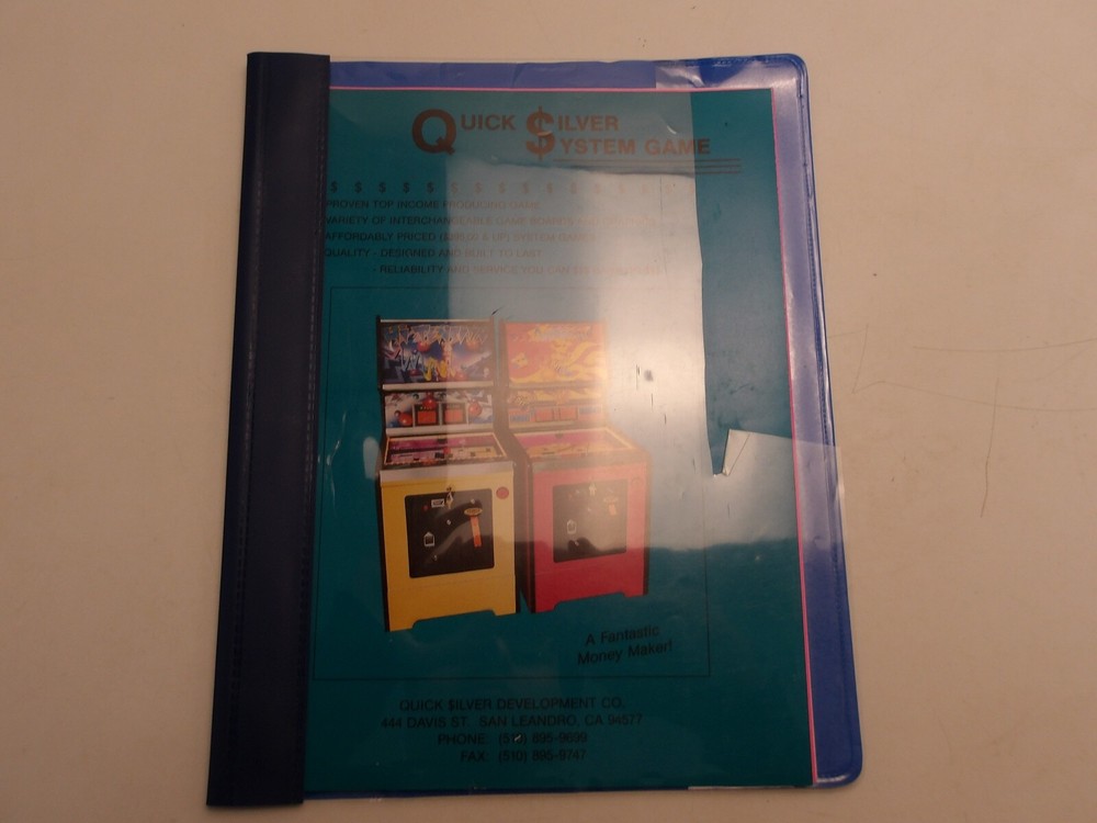 Quick Silver- Quick Silver System Game  Manual