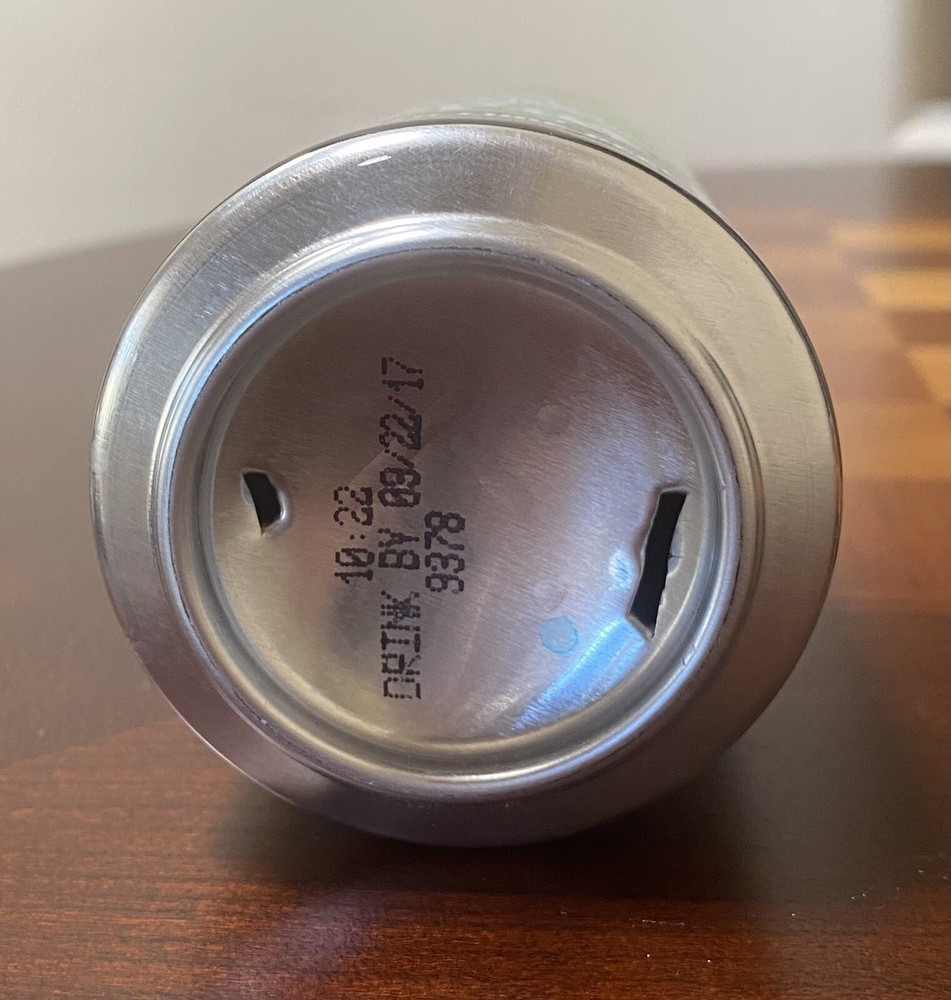 Tallgrass Brewing Key Lime Pie Empty Beer Can Bottom Opened 