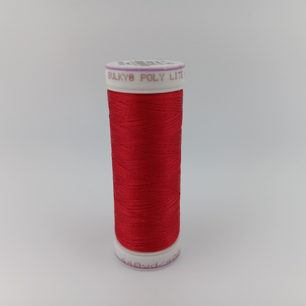 SULKY PolyLite Thread Spool - Embroidery - Red ( 440yds - 60wt)