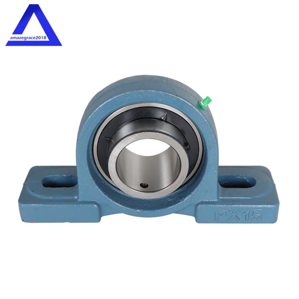 2Pieces UCPX15-47 2-15/16" Medium Duty Solid Base Pillow Block Bearing Unit