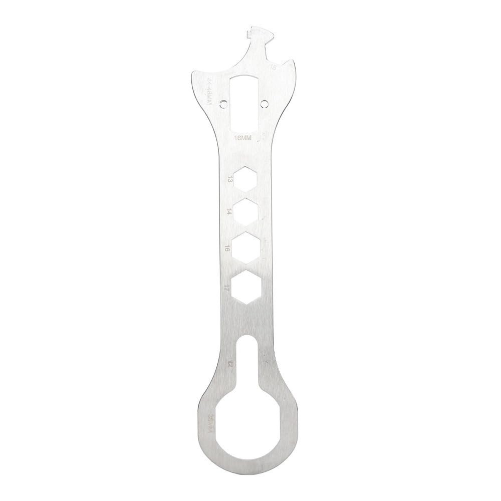 Universal Bicycle Bottom Bracket Wrench For Maintenance Repair Tool Silver