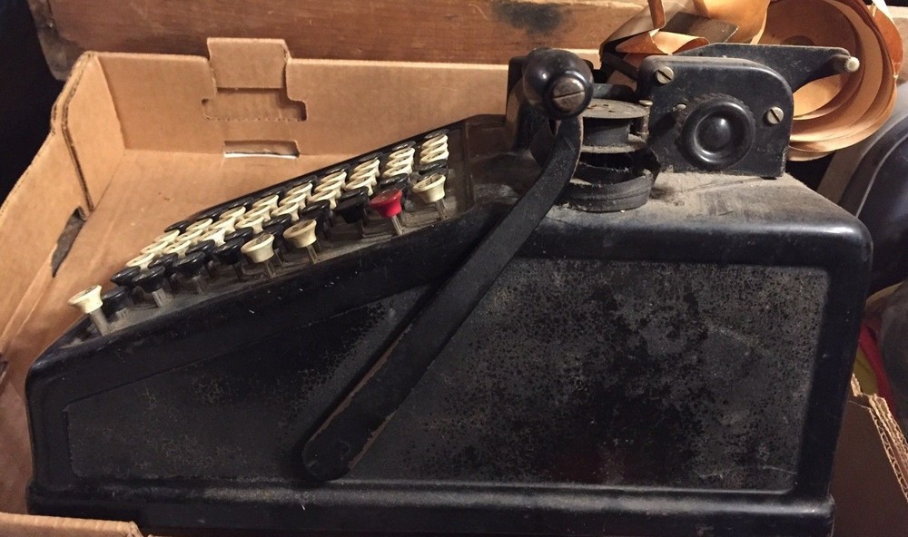 Cordless Burroughs 6 Column Adding Machine