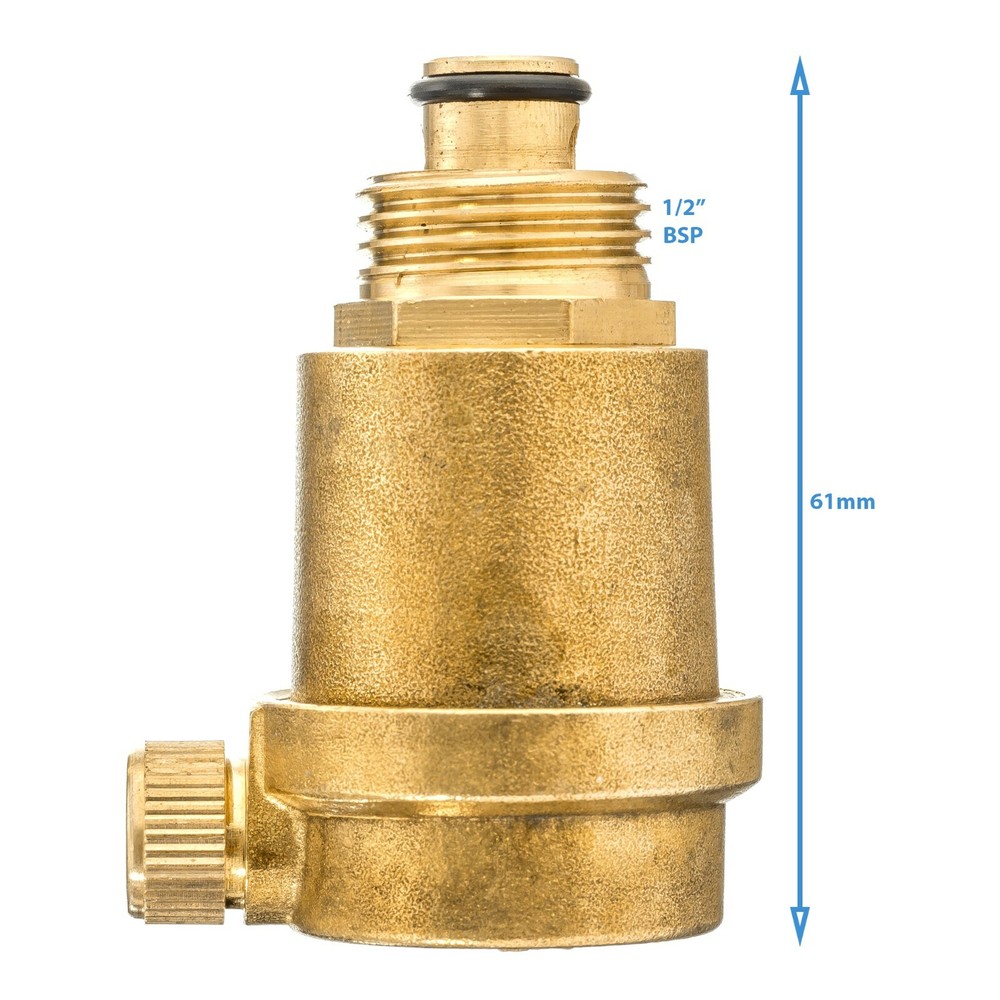 1/2" BSP Brass Solar Water Heater Automatic Air Vent Pressure Release Valve