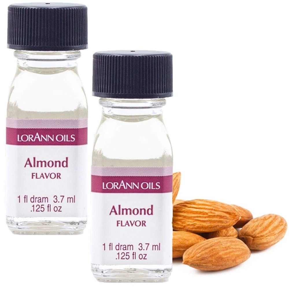 SM LorAnn Almond Flavor 1 Dram Bottle 2ct (3 Pack)