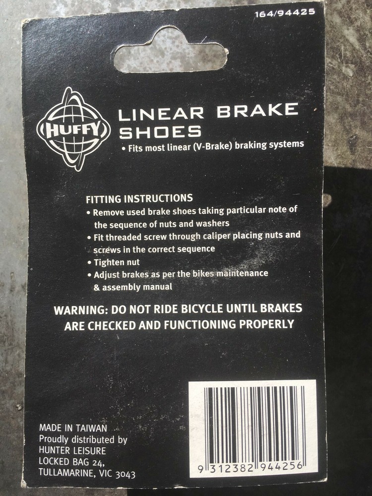 NEW Huffy Brake Linear Brake Shoes