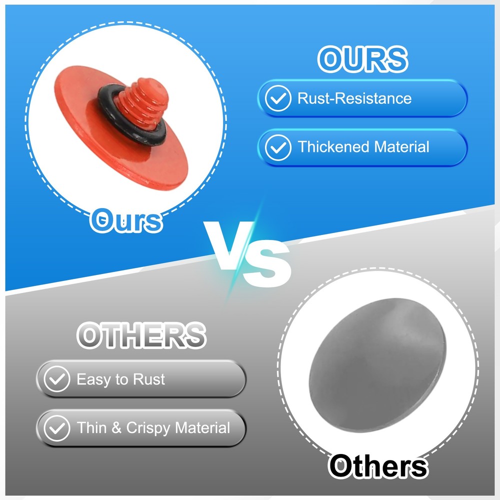 Camera Shutter Button, 3Pcs 10mm Convex Surface Shutter Release Buttons Orange