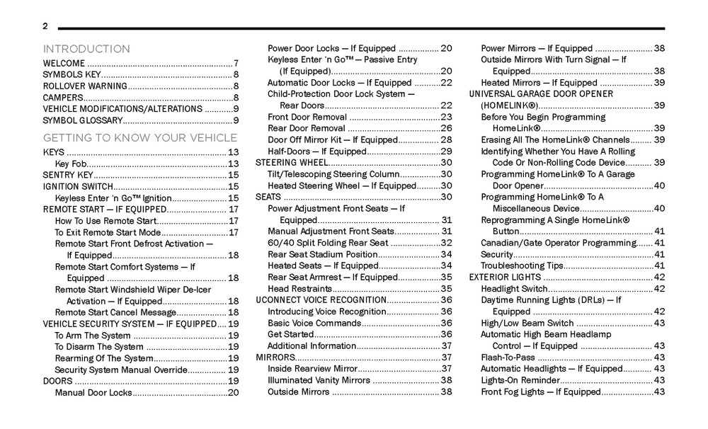 2025 Jeep Gladiator Owners Manual User Guide
