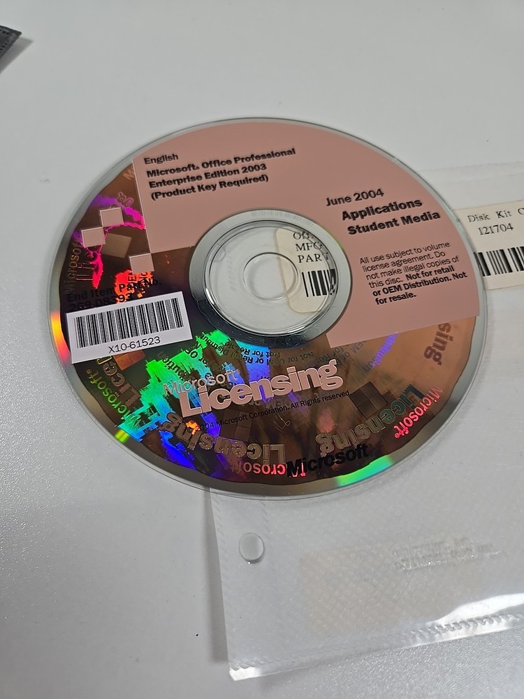 Microsoft Office 2003 Professional With Product Key