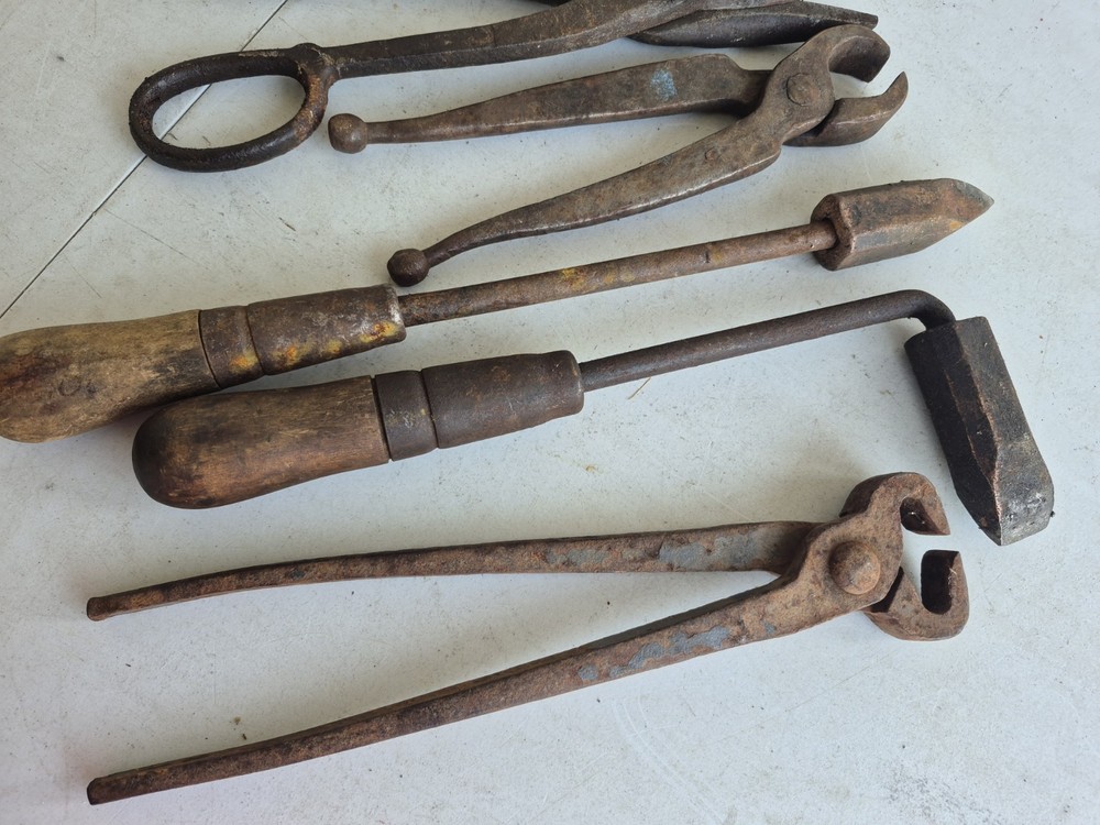 ANTIQUE TOOLS ,BLACKSMITTING AND OTHER TOOLS