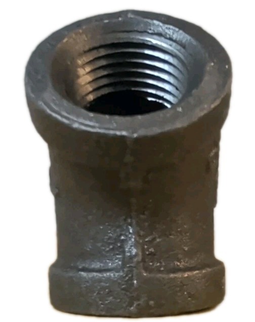 98013 BLK PIPE-1/2 45 ELBW (13263)