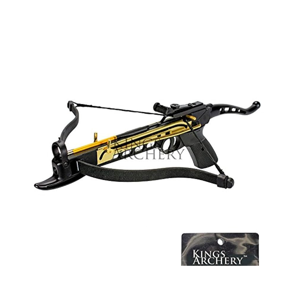 Self-Cocking Crossbow Bundle - Adjustable Sights, Spare String, 27 Arrows