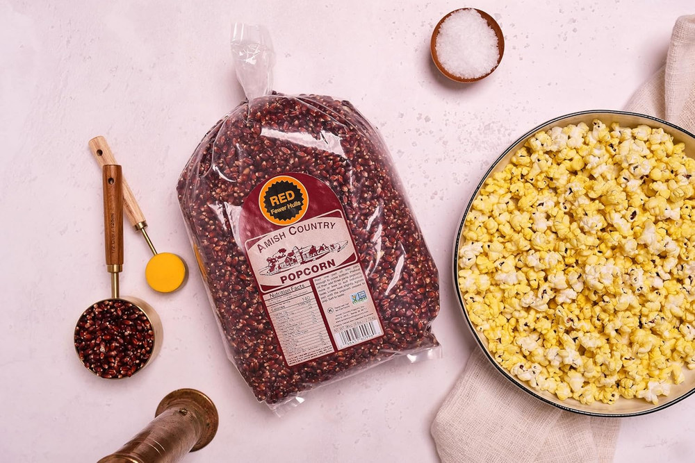 Red Popcorn Kernels - 6 Lbs Bag