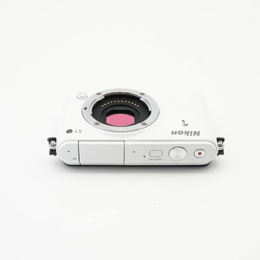 Nikon 1 S1 White Mirrorless Camera #AA4875