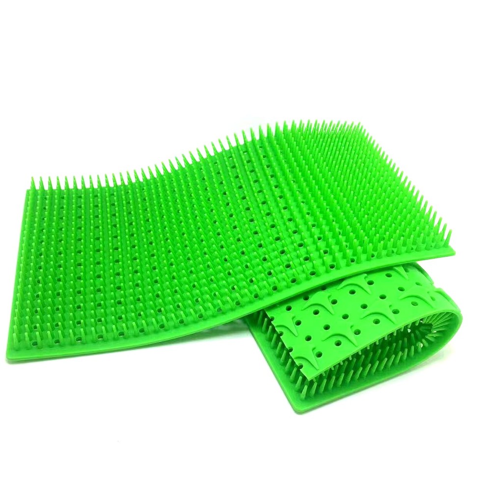 Different sizes green silicone mats for sterilization tray customize sizes too