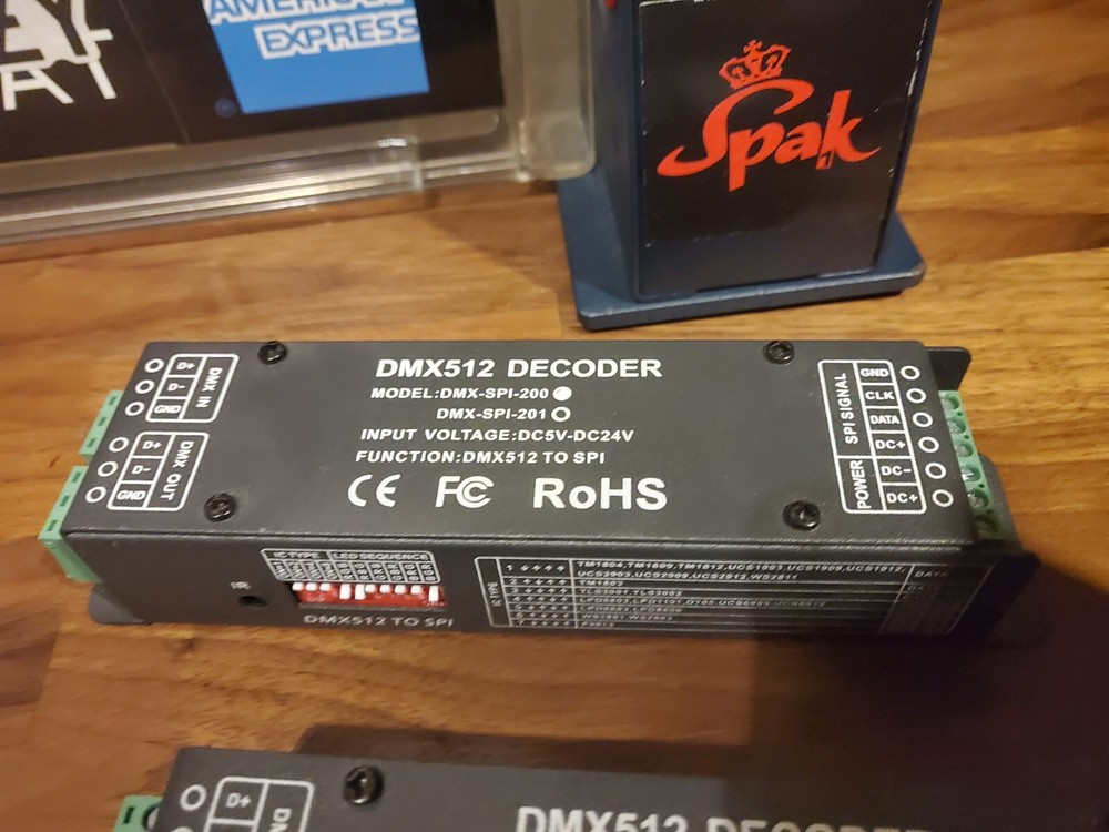 DMX 512 Decoder LED Digital Controllers DC 12V-24V Tested 2 lot Bundle