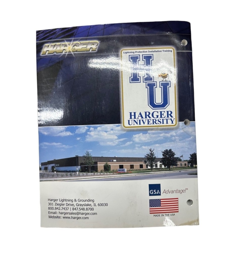 HARGER UNIVERSITY Lightning Protection Installation Training Catalog **SALE**
