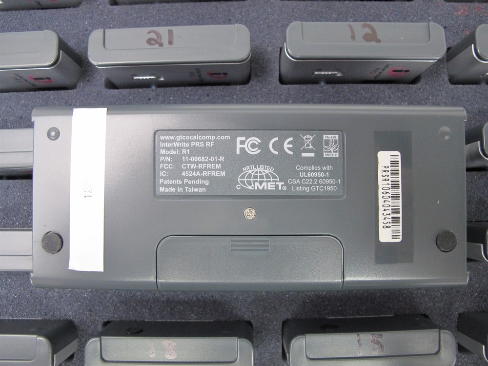 32 InterWrite PRS RF Personal Response System Student Remote R1 11-00682-01-R