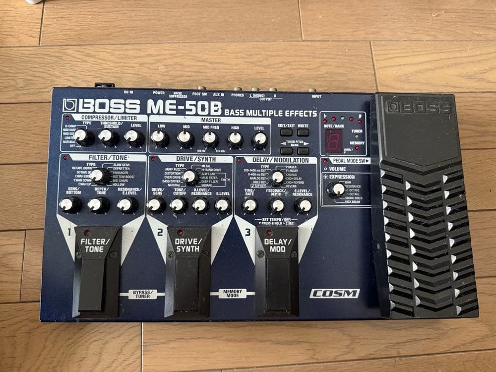 BOSS ME-50B Bass Multiple Effects Pedal
