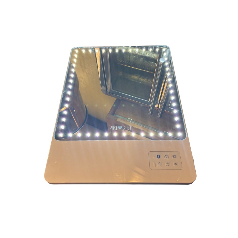 GLAMCOR Riki Skinny Mirror Magnification & Bluetooth Selfie Function NIB