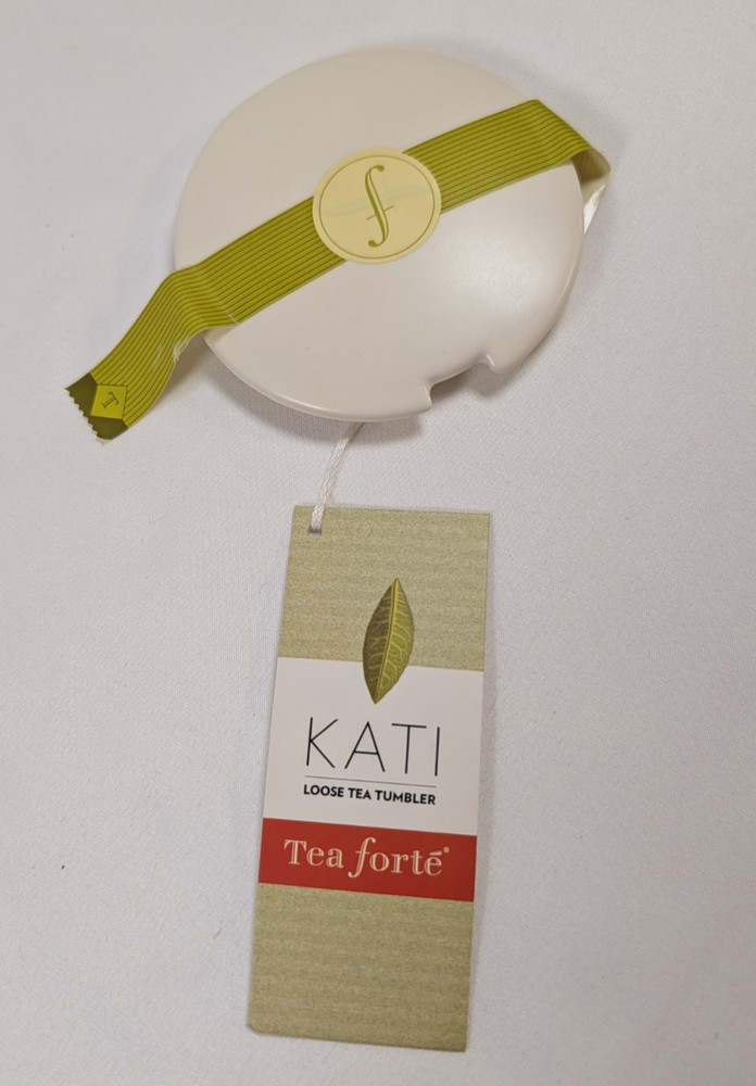 Tea Forté KATI Steeping Cup with Lid & Metal Infuser