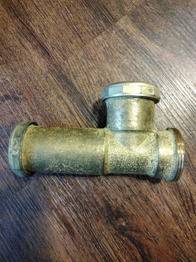 1.5" Brass Pipe Lot 4 Pieces