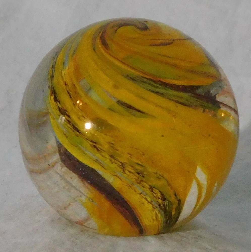 Andy Davis Contemporary Handmade Marble, 1 7/8" Diameter, #9159A