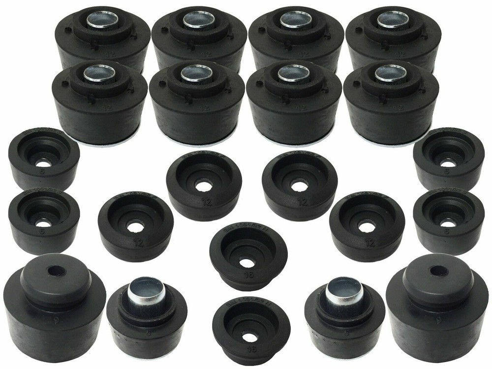 1978-1988 GM Subframe Body Mount Rubber Kit, Bushings & Hardware