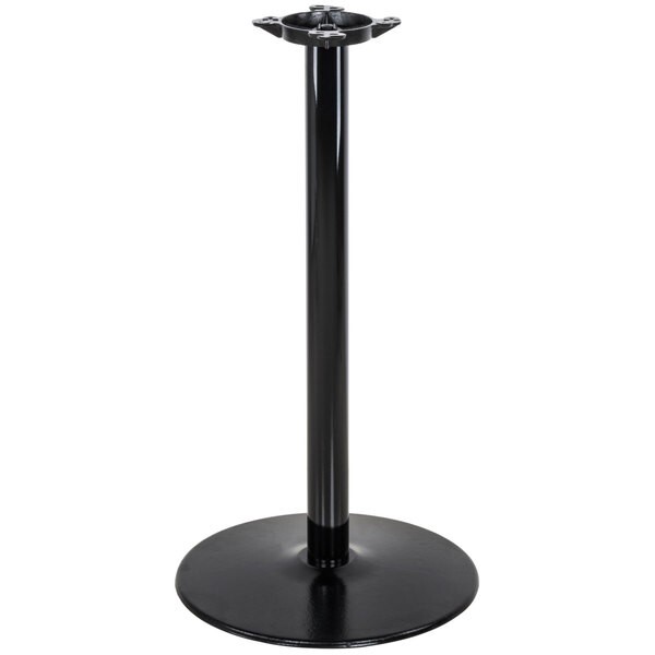 22'' Round Restaurant Table Base with 3'' Dia. Bar Height Column