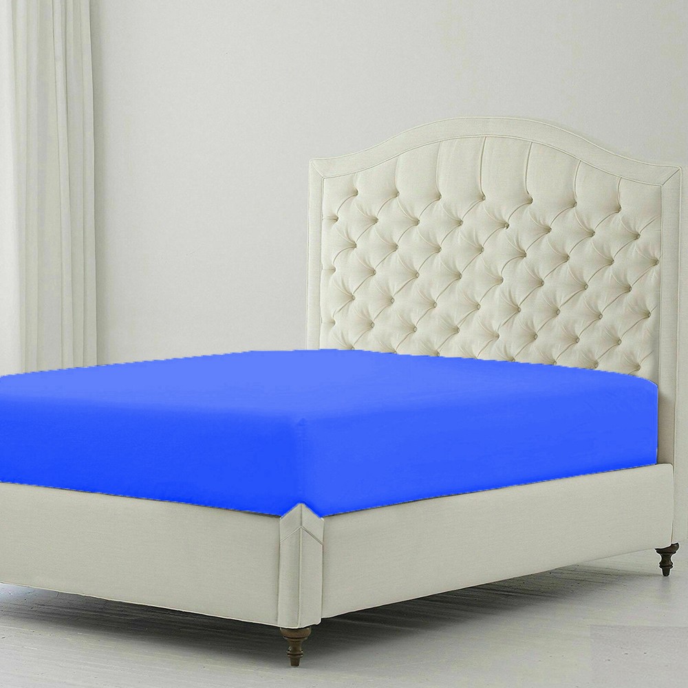 Bedding Collection 1000 TC OR 1200 TC 100% Cotton Royal Blue Solid Select Item