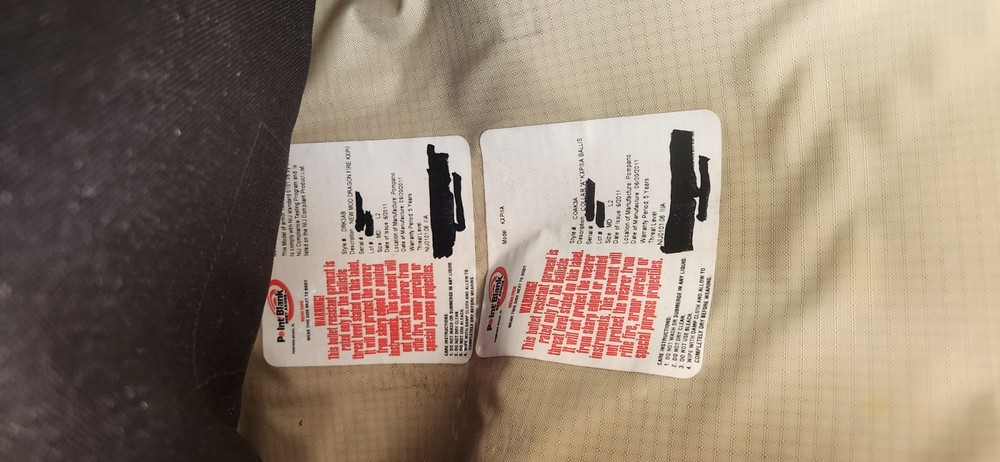 Point Blank KXPIIIA Tactical Body Armor Protector medium Black Adjustable