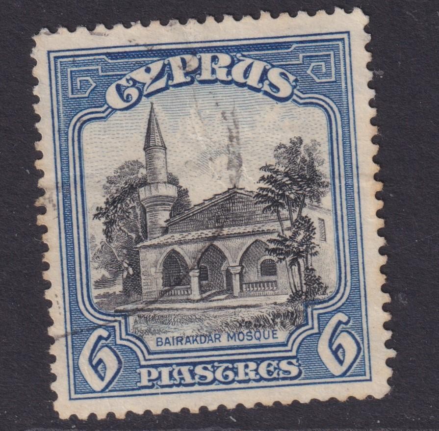 CYPRUS, 1934 6pi. Mosque, used.