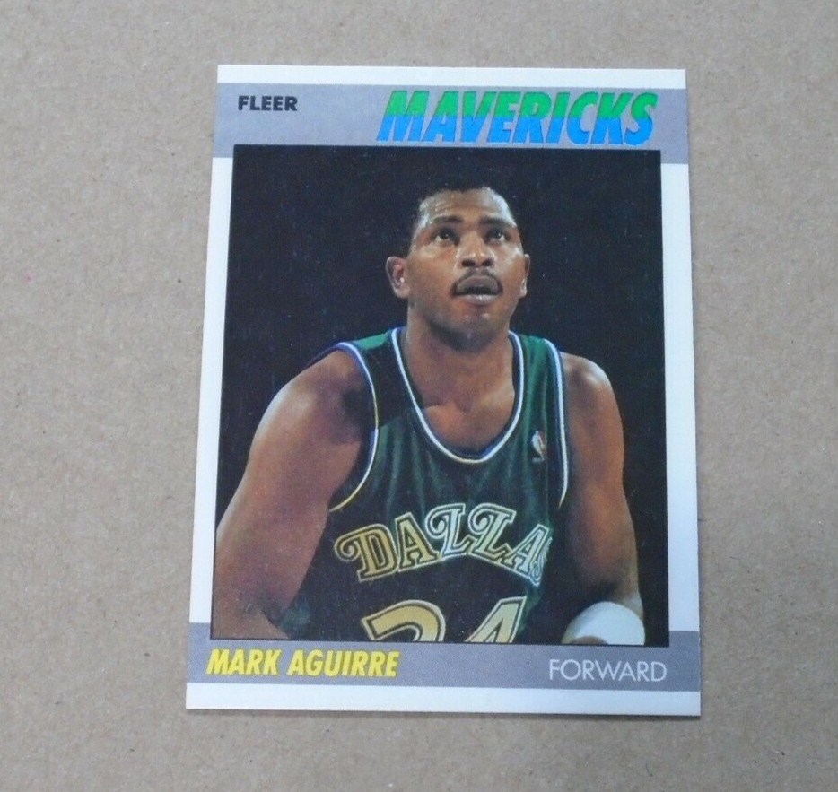 1987-88 Fleer  Basketball  Mark Aguirre  NBA