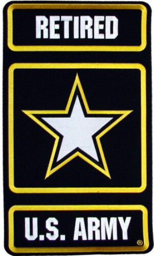 Address Labels -  Army Retired  (JP)