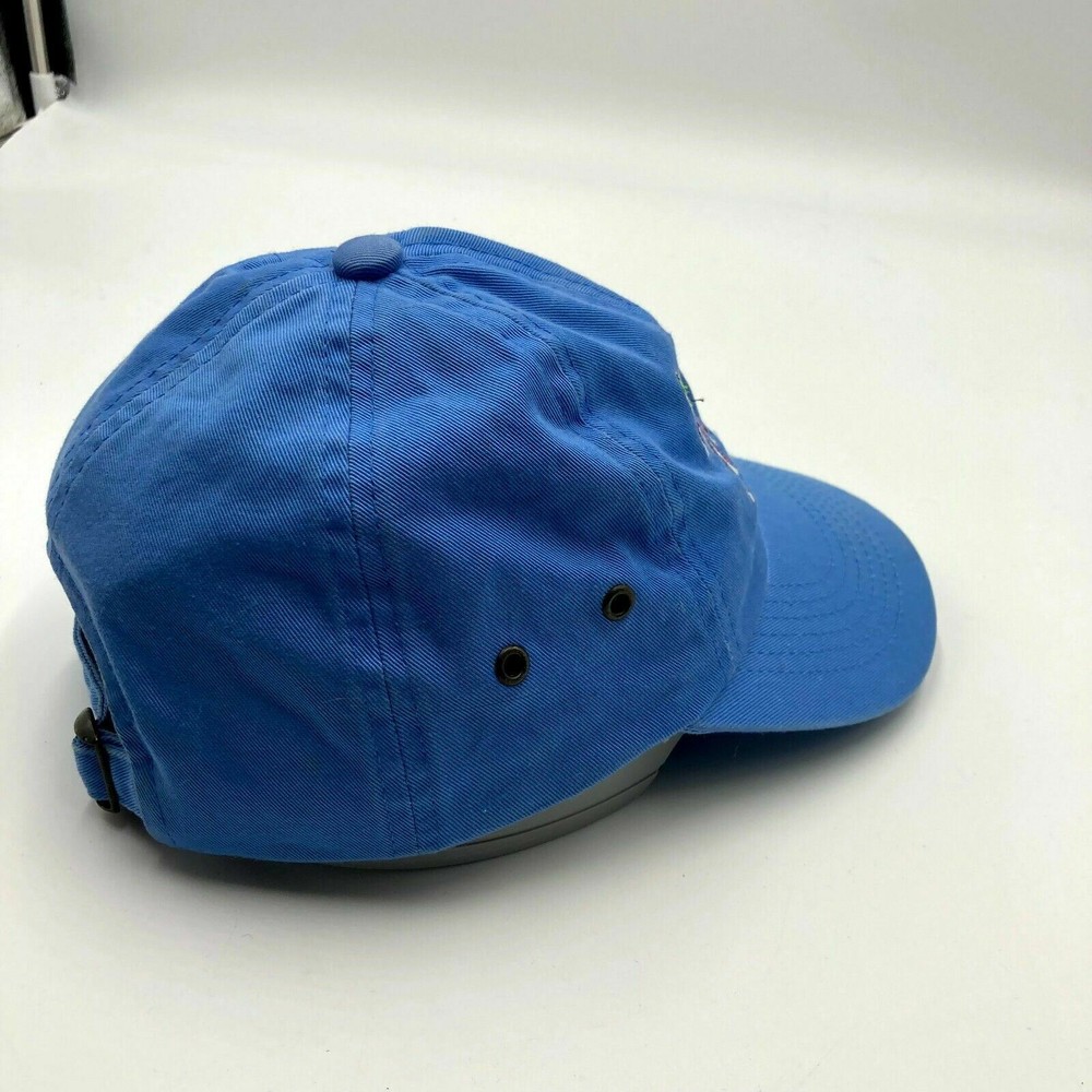 Montana Moose Hat Cap Youth Blue Strap Back Adjustable