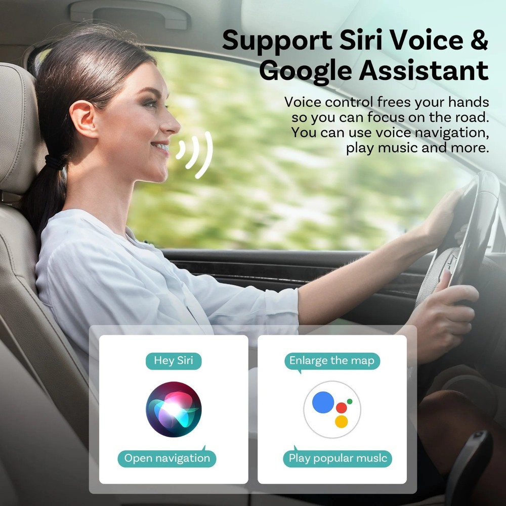 Ottocast Mini Dot Wireless CarPlay/Android Auto Adapter Dongle USB Plug & Play