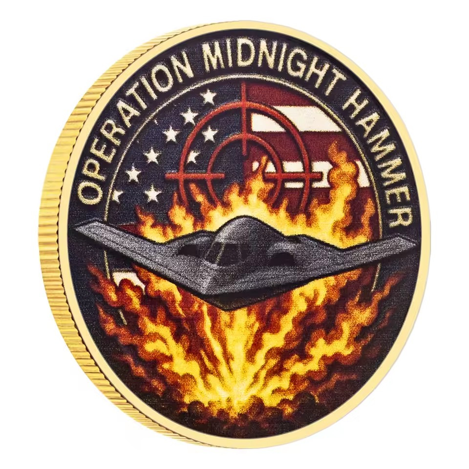 Operation Midnight Hammer Challenge Coin - Excellent Gift