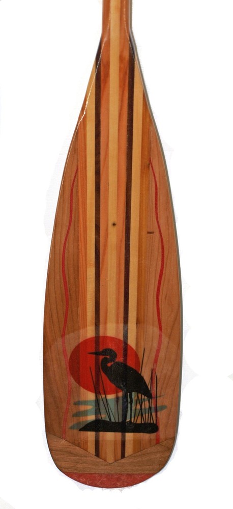 60" Handcrafted Beavertail style canoe paddle