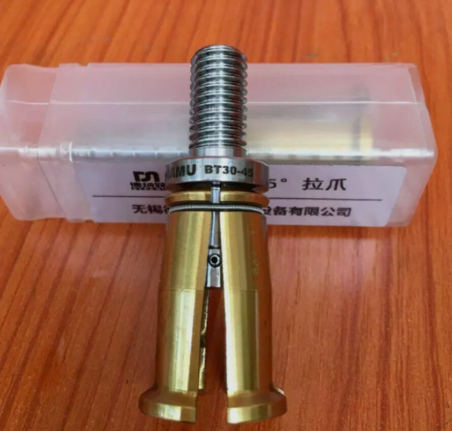 1x BT30 4 Petal Clamp Pull Claw CNC Spindle 45 Degree Outer Screw Pull