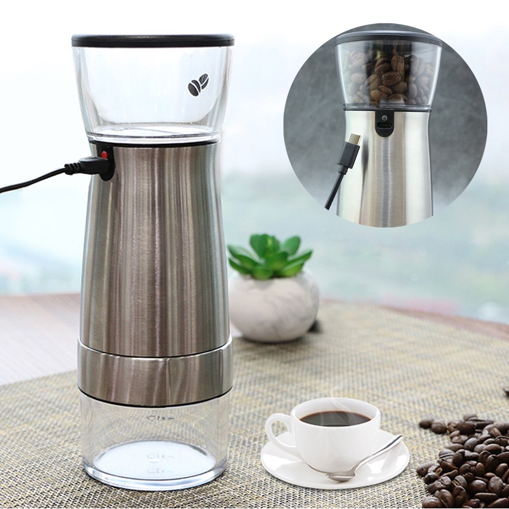 Rechargeable Battery Powered Portable Fully Automatic Electric Coffee Grinder
